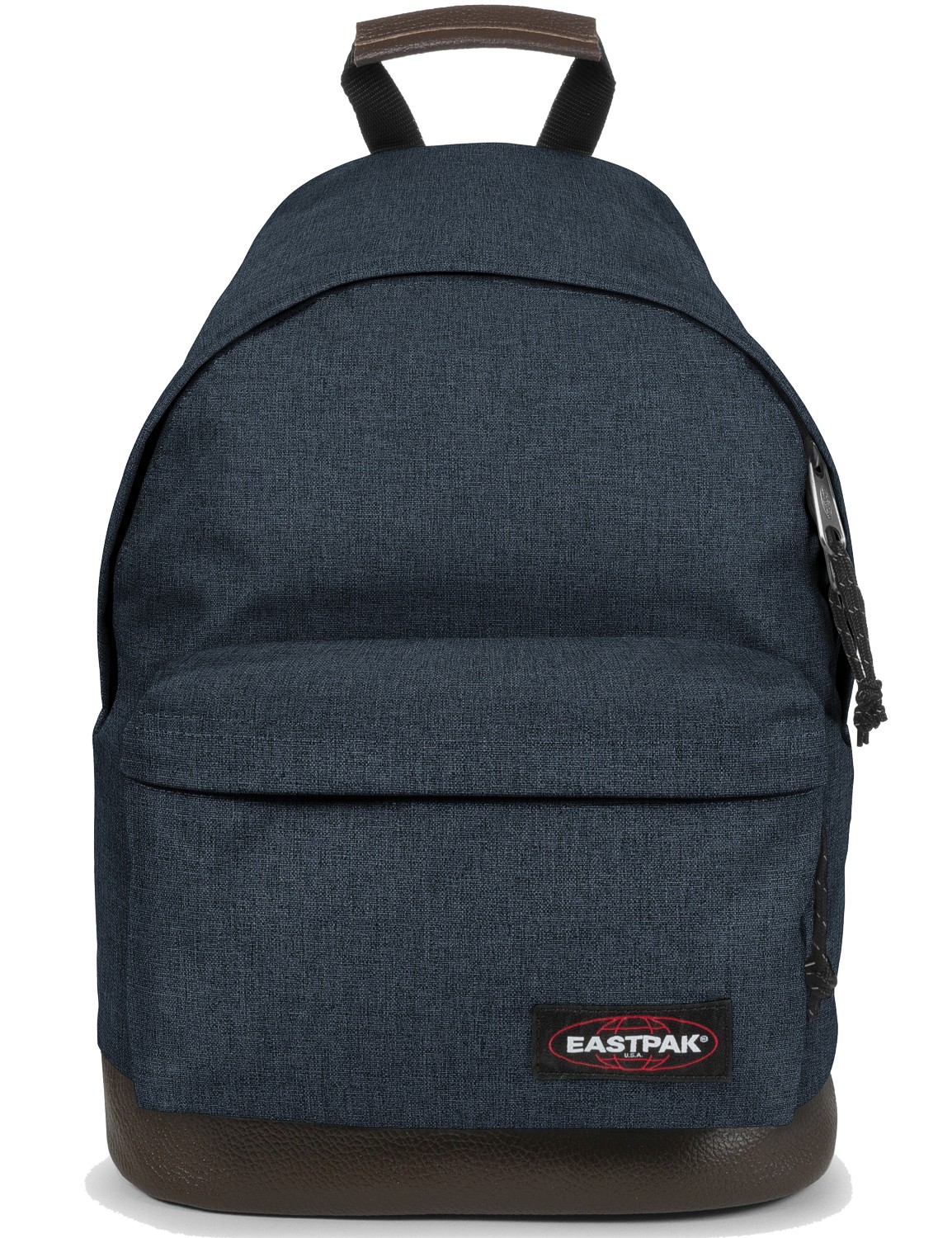 Eastpak Rucksack mit Lederboden »Wyoming« Triple Denim Blau