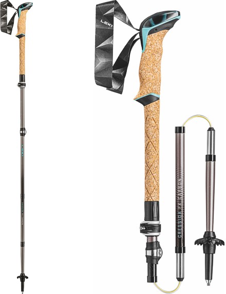 LEKI Trekkingstöcke Faltstöcke Wanderstöcke »Cressida FX Carbon«