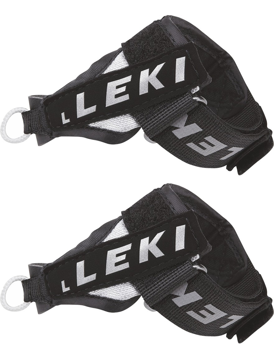 LEKI Nordic Walking »Trigger Shark« Schlaufe Schwarz Silber Gr. S-M-L (1 Paar)
