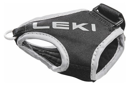 LEKI Ski Alpin Schlaufe »Shark Frame Strap« Black Lightgray Gr.S-M-L (1 Paar)