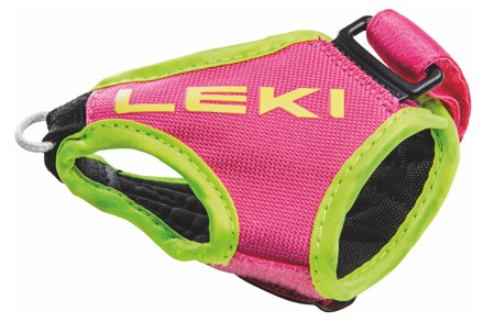 LEKI Ski Alpin Schlaufe »Shark Frame Strap« Neonpink Neongelb Gr.S-M-L (1 Paar)