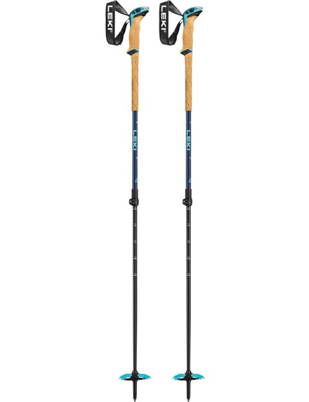 LEKI Skistöcke Wintertouren »Bernina Lite 2« Denimblue-Midnight Blue-Mint