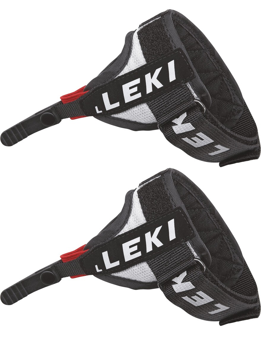LEKI Nordic Walking »Trigger 1 V2« Schlaufe Schwarz Silber Gr. S-M-L (1 Paar)