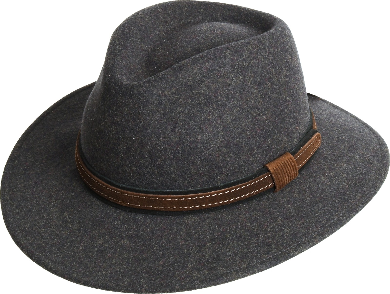 Scippis Wollhut »Austin« Grau/Melange