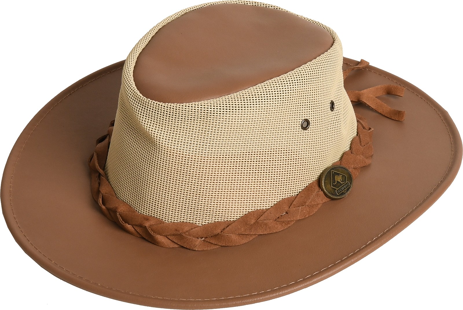 Scippis Leder Westernhut Cowboyhut »SUN MAX« Tan Gr.S