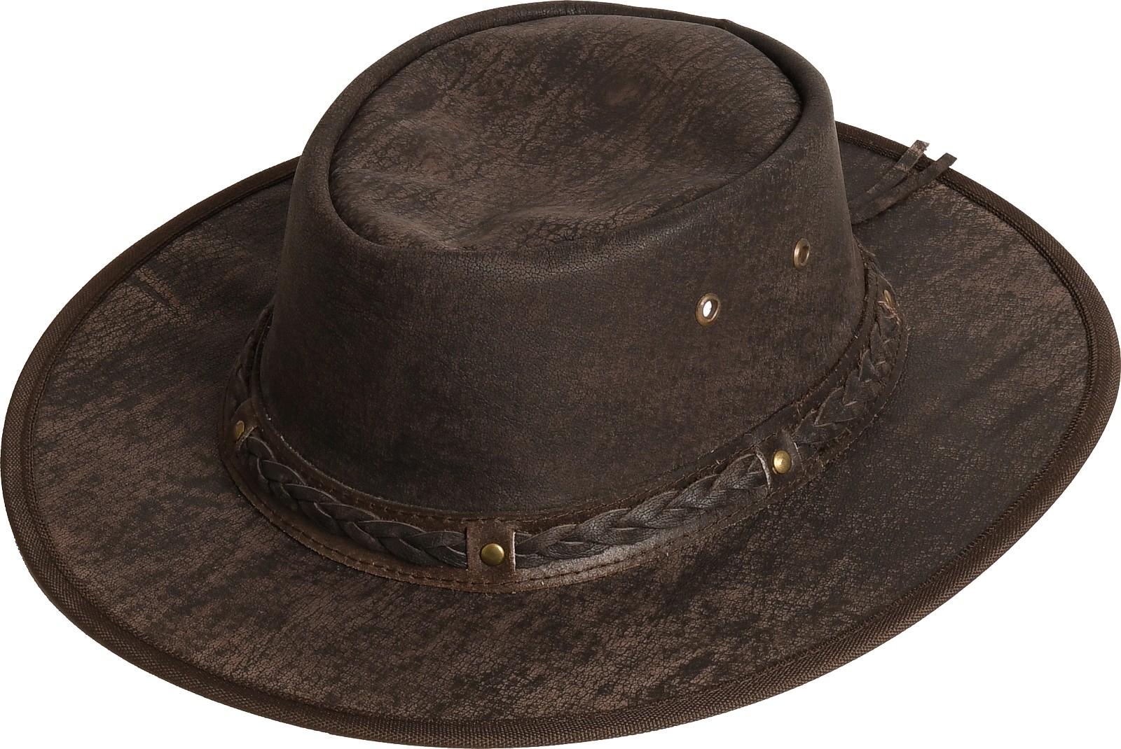 Rugged Earth Leder Westernhut Cowboyhut »Springbrook« Braun Gr.L