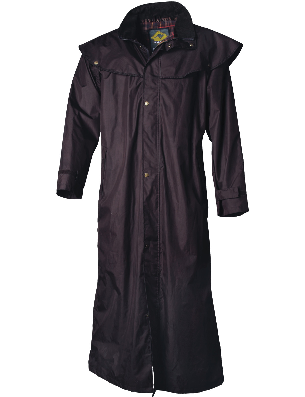 Black Roo »Stockman Coat« Mantel für Cowboys Biker BRAUN