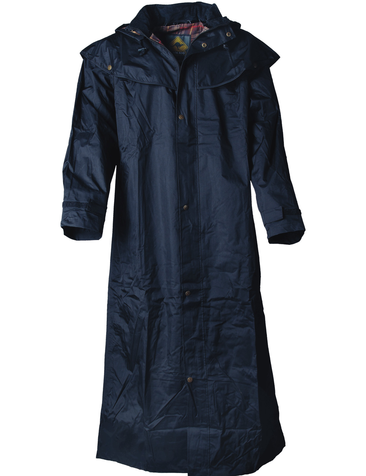 Black Roo »Stockman Coat« Mantel für Cowboys Biker SCHWARZ