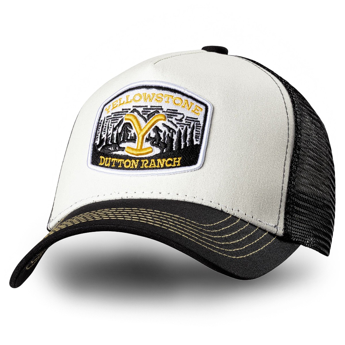 Stars & Stripes Basecap Truckercap Cap »YELLOWSTONE 01«