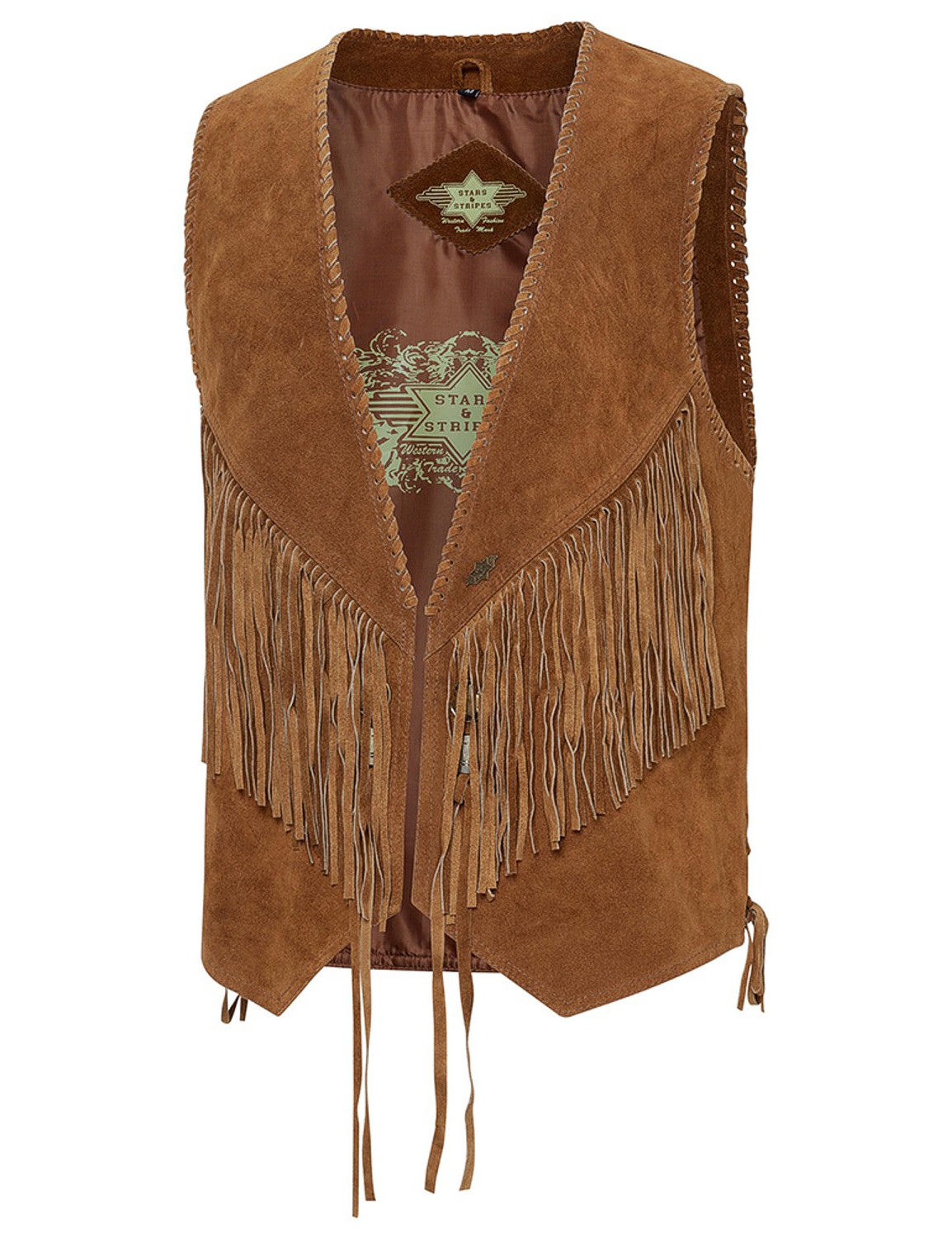 Stars & Stripes Herren Weste Leder »W-35«