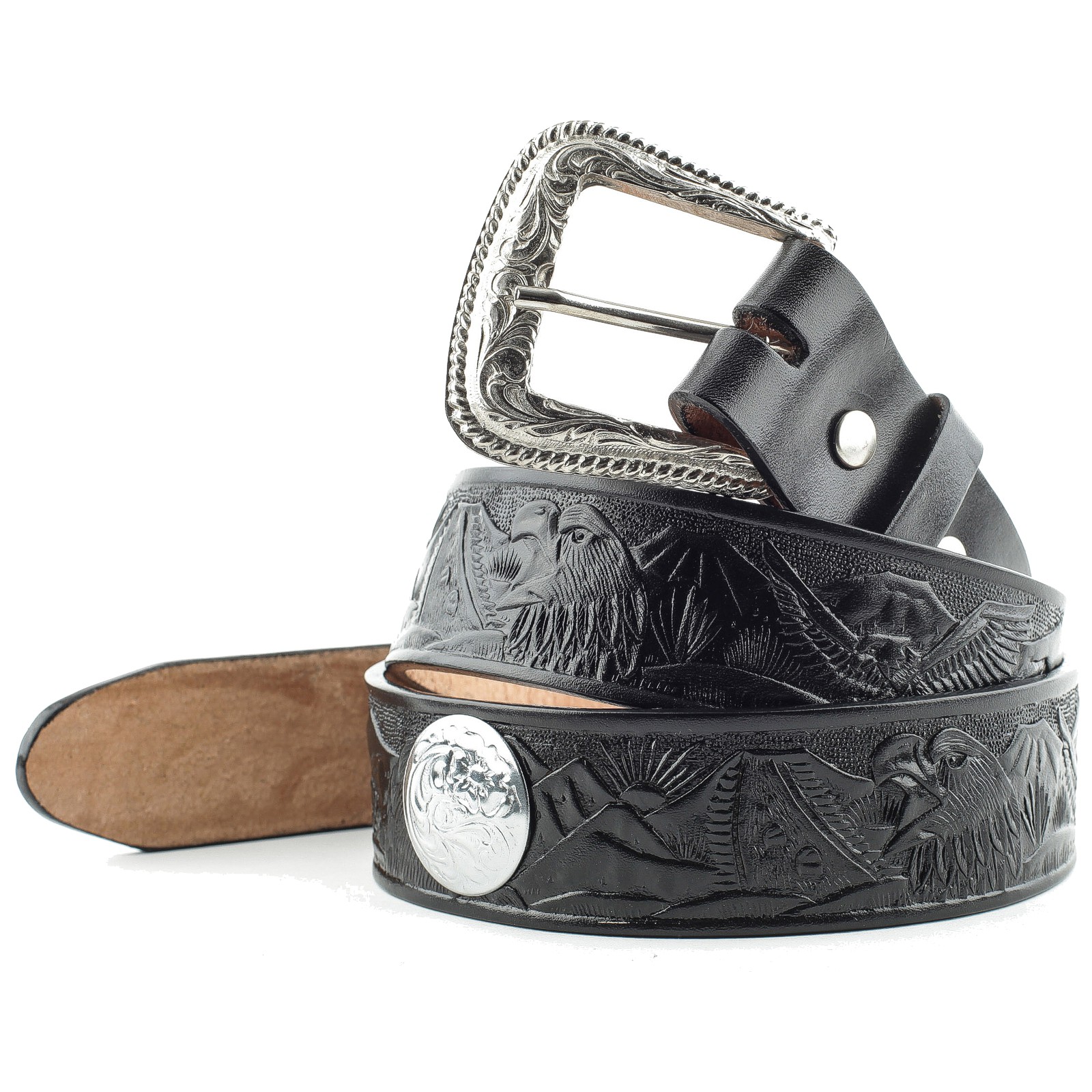 Stars & Stripes Westerngürtel Leder »WG-04«