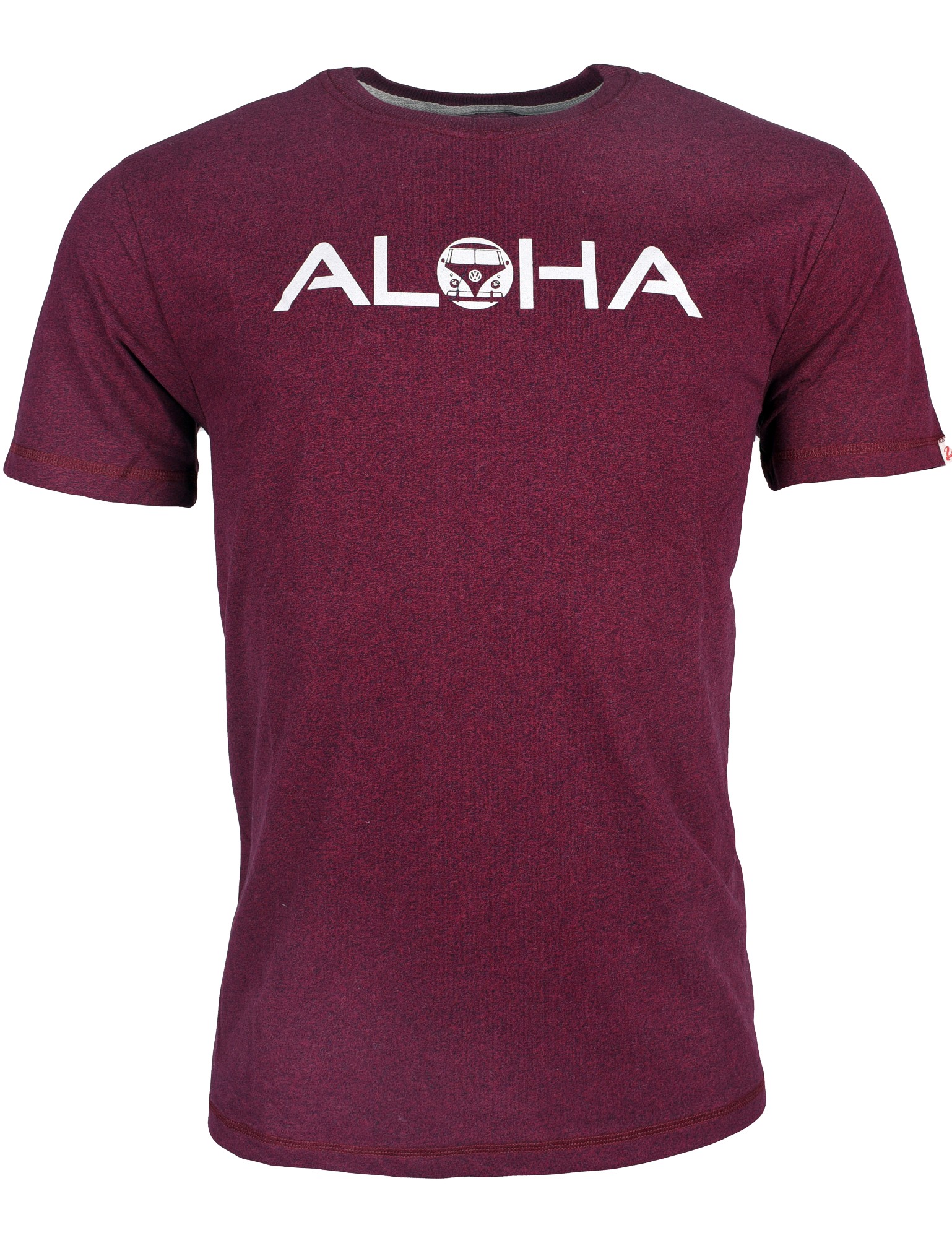 Herren T-Shirt VW Bulli »ALOHA« Bordeaux