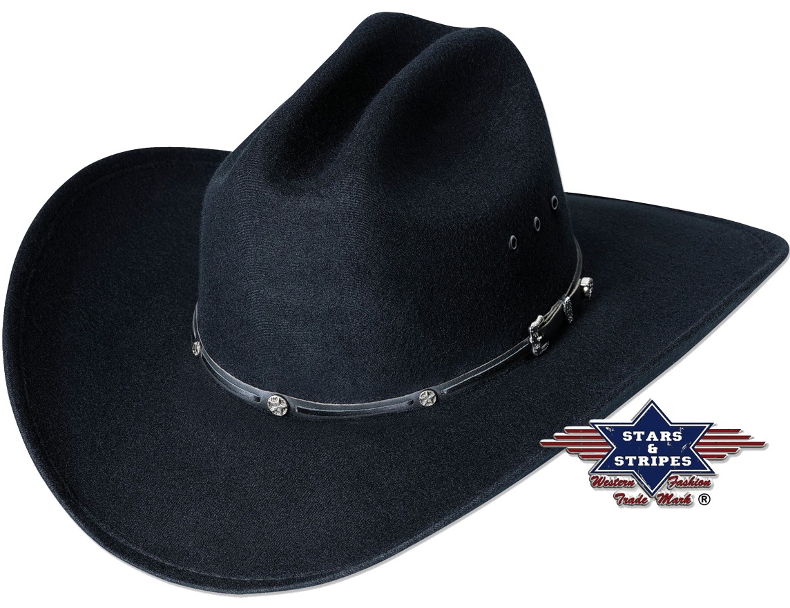 Stars & Stripes Westernhut Mexikanischer Fauxfelt-Hut »SAN ANTONIO« Gr.53