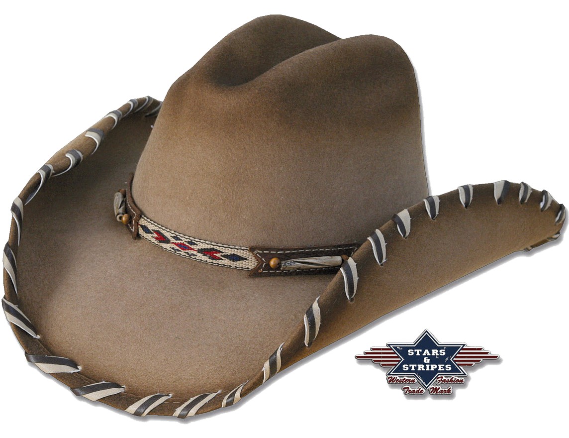 Stars & Stripes Wollhut »CHEYENNE« Gr.M