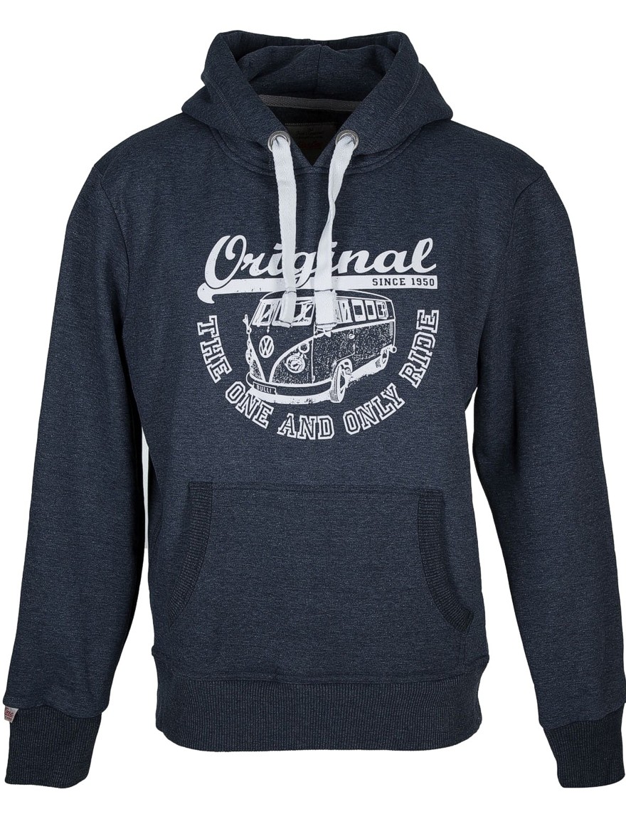 Herren Hoodie VW Bulli ORIGINAL RIDE Anthrazit / White Gr.S