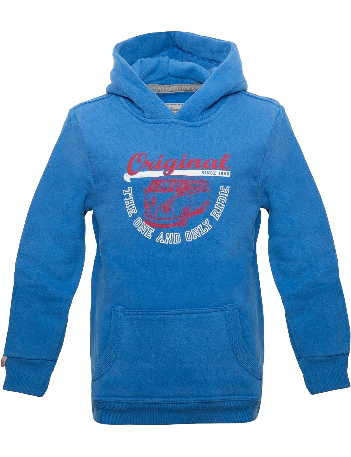 Boys Hoodies ORIGINAL RIDE VW BULLI Blue / Red / White Gr.110/116