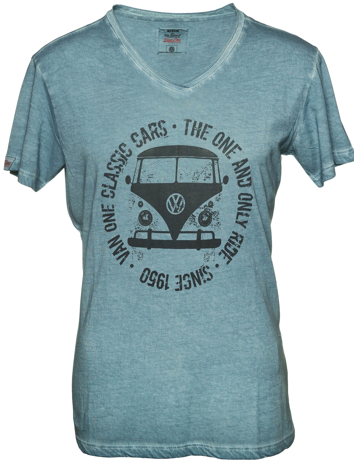 Herren T-Shirt VW Bulli BULLI FACE USED Indigo Gr.L